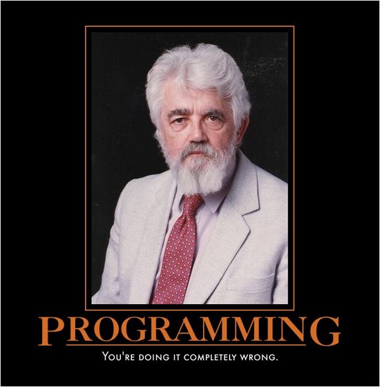 John McCarthy (Inventor of Lisp) says "PROGRAMMING, you're doing it completely wrong!"